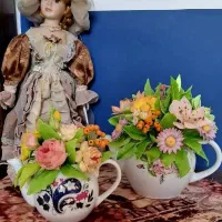 قوری گل انعطاف کاملا کار دست