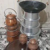 قابلمه روحی و مسی تابه بزرگ تفلون در شهریار|ظروف پخت‌وپز|تهران, شهرک فرهنگیان|دیوار