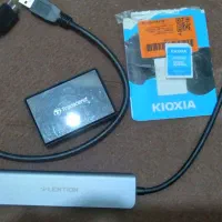 رم کیوکسیکاsd256 رم ریدرترسند usb3هاب لنشن تایپ سی