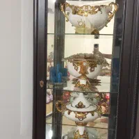 بووفه.چهار طبقه .چووب گردو کاملا سالم|بوفه، ویترین، کنسول|اردبیل, |دیوار