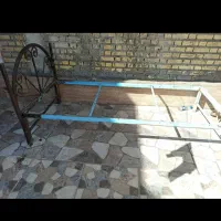 تخت یکنفره فلزی|تخت و سرویس خواب|رامهرمز, |دیوار