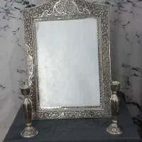 اینه شمعدان سیاه قلم