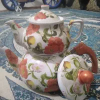 قوری چینی کتری لعابی