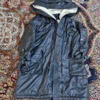کاپشن تو پشمی چرم کاملا تازه بدون ذره ای خرابی