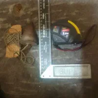 متر 5/5 متری نو.شاقول قدیمی سنگین وگونیا