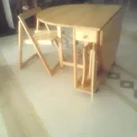 میز و صندلی تاشو بامبو 2 نفره بامبو.
