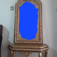 آینه کنسول چوبی