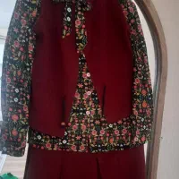 مانتو سه تیکه زیبا سایز مدیوم