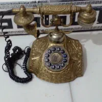 تلفن گوشی برنجی