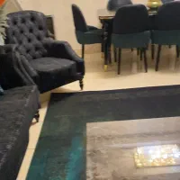 مبل 8نفره چستر به همراه غذاخوری6نفره|مبلمان خانگی و میز عسلی|رشت, شهرک آیت الله منتظری|دیوار