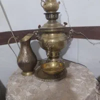 سماور دکوری ولوستر ودیوار کوپ برنجی