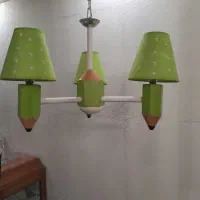 لوستر طرح مداد  همراه دیوار کوب