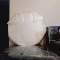 آیینه گرد چوبی