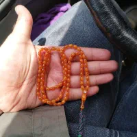تسبیح کهربا کهنه استاد فاتح پدر