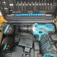 دریل شارژی ماکیتا ژاپن  دو باتری بالوازم کامل