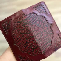 کیف پول زنانه چرم طبیعی دست دوز|کیف، کفش، کمربند|رودهن, |دیوار