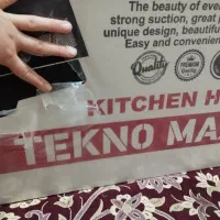 هود لمسی  سالم نو اصلا استفاده نشده آکبنده|هود|میانه, |دیوار