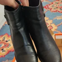 فروش بوت چرم مشکی سایز۳۹|کیف، کفش، کمربند|یاسوج, |دیوار