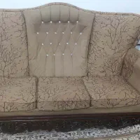 فروش مبل 7نفره همراه بادو میزعسلی|مبلمان خانگی و میز عسلی|کاشمر, |دیوار