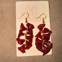 اکسسوری زنانه، یلدایی ، گوشواره و گردنبند|بدلیجات|یزد, |دیوار