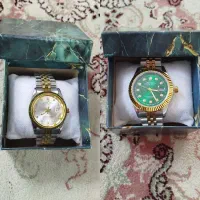 ساعت رولکس صفحه سبز و سفید