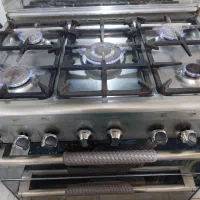 گازپنج شعله فردار تمام استیل جواهریان|اجاق گاز و لوازم برقی پخت‌وپز|تهران, فرزانه|دیوار