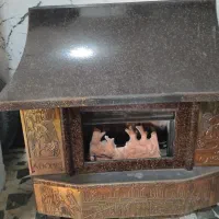 بخاری گاز سوز طرح شومینه