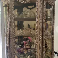 گنجه بوفه تمام چوب گردو
