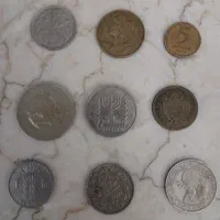 سکه های 10 ریالی پهلوی و سایر کشور های دیگر.|کلکسیون سکه، تمبر، اسکناس|تهران, قبا|دیوار