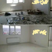 نظافت،تمیزکاری بعدازساخت یابازسازی ساختمان و..