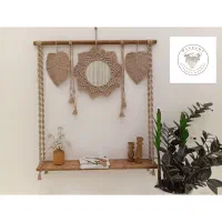 انواع شلف مکرومه و دست بافت