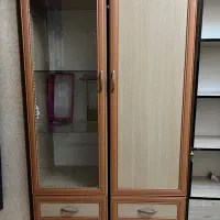 کمد دوتیکه باهم/یک تخت نوجوانی /هرسه تیکه ۲میلیون|تخت و سرویس خواب|فردیس, قریشی|دیوار