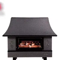 بخاری گازی نیک کالا طرح شومینه
