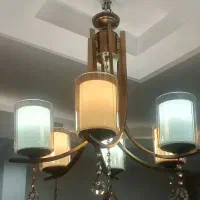 لوستر 6 شاخه فلزی