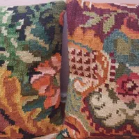 کوسن با روکش گلیم دستباف و گلیم پشمی