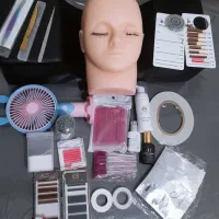 وسایل اکستنشن مژه ودستگاه فن سازی