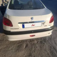 ۲۰۶صندوقدار سفیدمدل۸۸|خودرو سواری و وانت|یزد, |دیوار