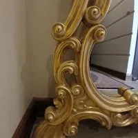 آینه ایستاده چوبی منبت کاری|آینه|تهران, سازمان برنامه شمالی|دیوار