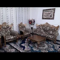 مبل ۹نفره دوتاش ۳نفره ۳ینفره عسلی ۱ بزرگ ۲کوچیک