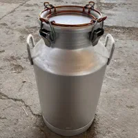 بیدون (دبه) آلومینیومی چهار چفت،ساده