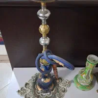 سمار زغالی و قلیان|کلکسیون اشیاء عتیقه|ری, شهید غیوری (ابن باویه)|دیوار