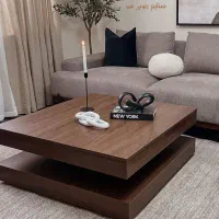 جلو مبلی چوبی مکعبی