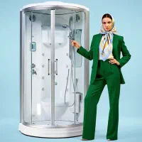 کابین دوش و سونا بخار داغ برای مردم کرمانشاه جکوزی