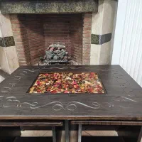 میز پذیرایی وسط همراه ۴ میز عسلی کوچک