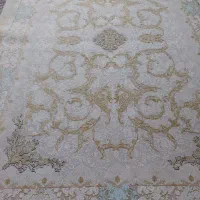 فرش۹متری طوسی طلاکوب۲تخته وکناره۱۲۰۰شانه