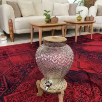 کلمن شیشه ای شربت و...