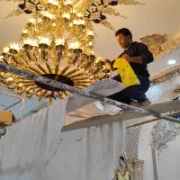 نصب انواع لوستر|لوستر و چراغ آویز|آبادان, |دیوار