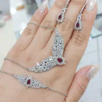 سرویس نقره جواهری کادو ناب تولد سالگرد ازدواج 2167|بدلیجات|تبریز, |دیوار