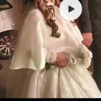 یقه حجاب شنل عروس