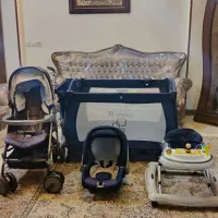 ست کامل لوازم کودک مارک ببکو ساخت کشور آلمان|کالسکه و لوازم جانبی|اصفهان, دشتستان|دیوار